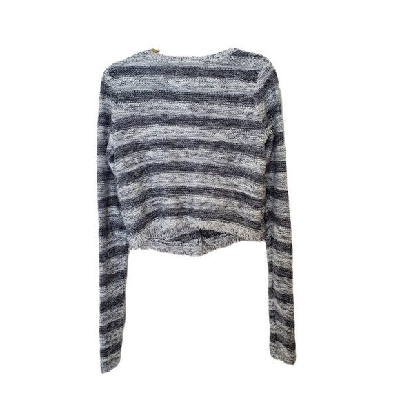 New Abercrombie & Fitch beautiful Gray Open Cardigan With Sparkles Size XS - Picture 2 of 8